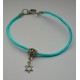 bracelet bleu ciel avec magen david